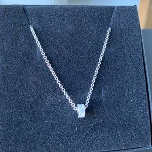 Brand new  Lucky bead Silver necklace with Zircon